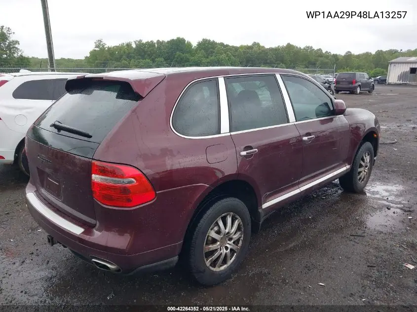 2008 Porsche Cayenne VIN: WP1AA29P48LA13257 Lot: 42264352