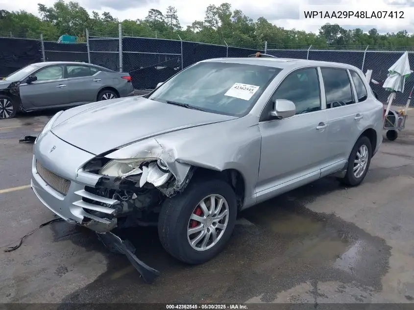 2008 Porsche Cayenne VIN: WP1AA29P48LA07412 Lot: 42362545