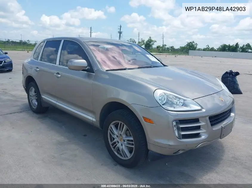 2008 Porsche Cayenne S VIN: WP1AB29P48LA42903 Lot: 42366433