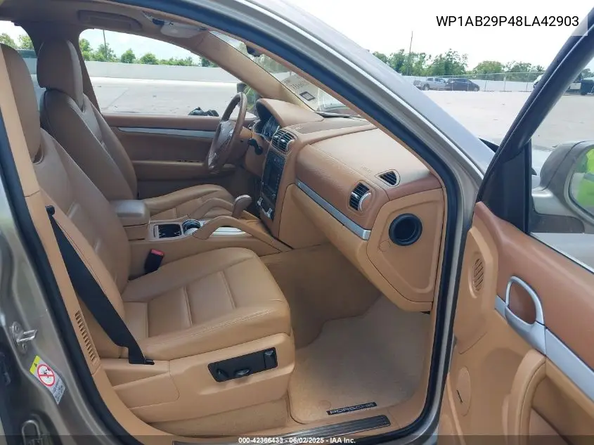 2008 Porsche Cayenne S VIN: WP1AB29P48LA42903 Lot: 42366433