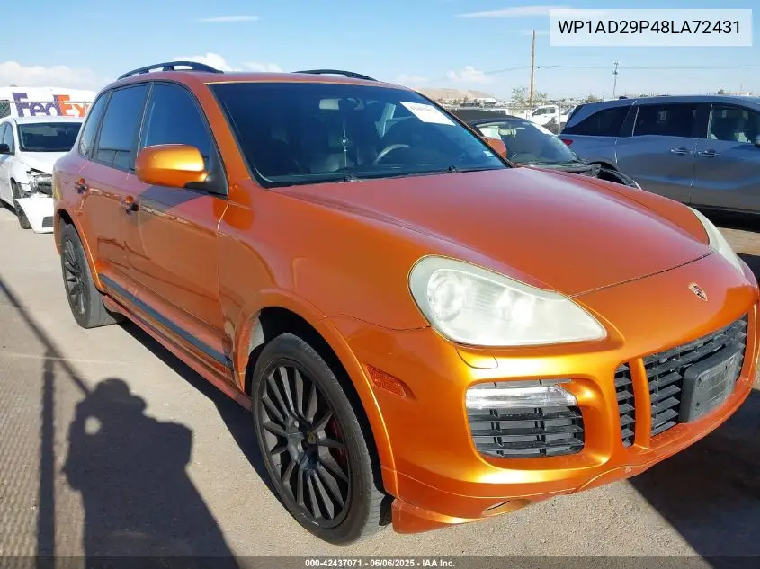 2008 Porsche Cayenne Gts VIN: WP1AD29P48LA72431 Lot: 42437071