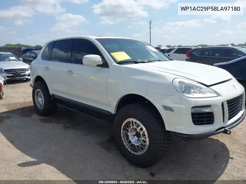 2008 Porsche Cayenne Turbo VIN: WP1AC29P58LA97180 Lot: 42550004