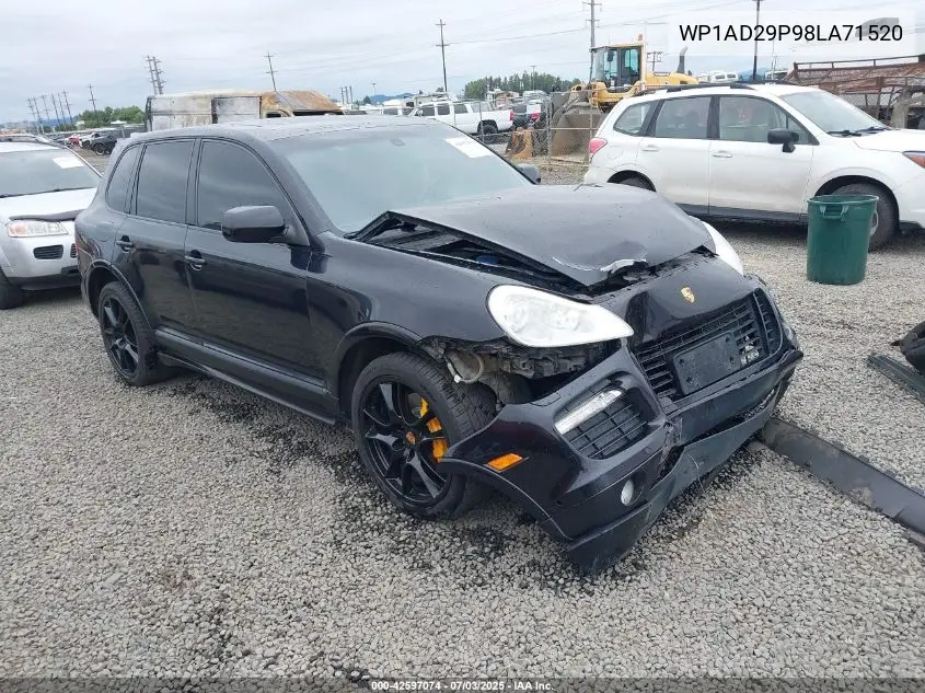 2008 Porsche Cayenne Gts VIN: WP1AD29P98LA71520 Lot: 42597074
