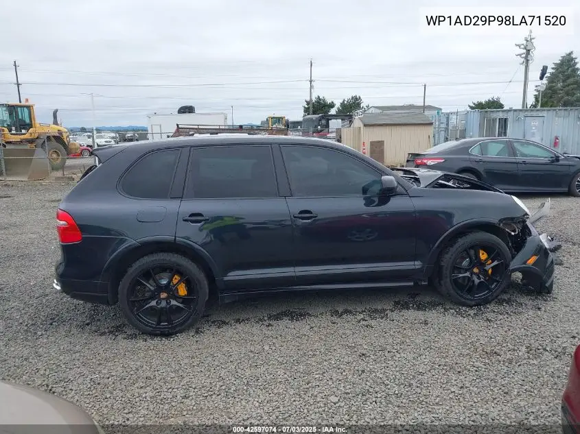 2008 Porsche Cayenne Gts VIN: WP1AD29P98LA71520 Lot: 42597074