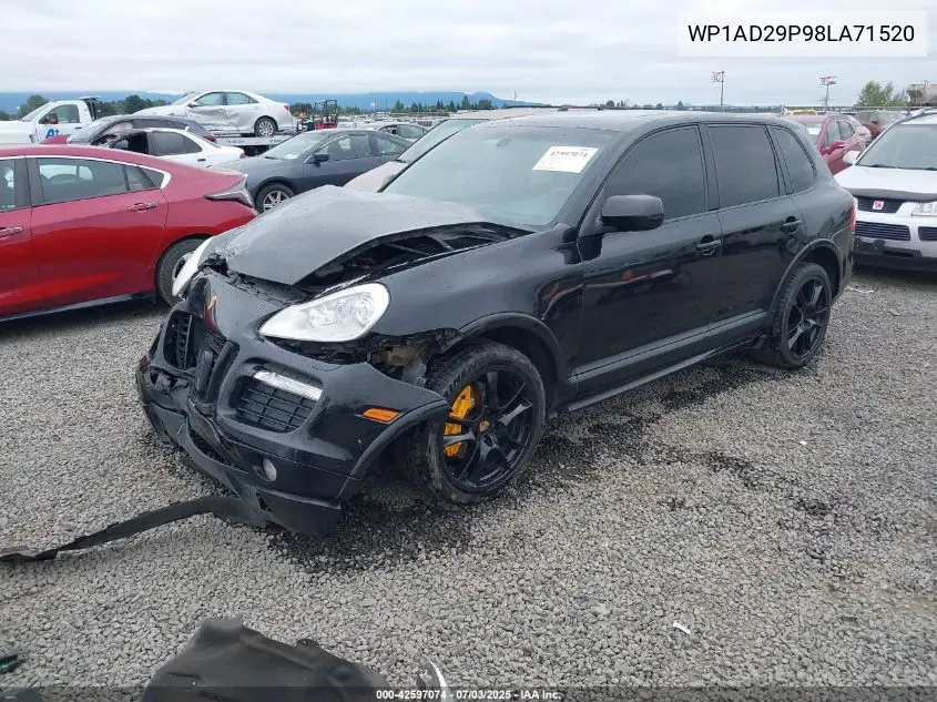 2008 Porsche Cayenne Gts VIN: WP1AD29P98LA71520 Lot: 42597074