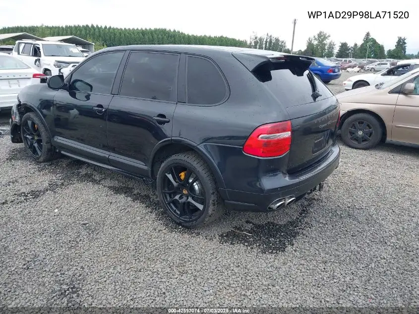 2008 Porsche Cayenne Gts VIN: WP1AD29P98LA71520 Lot: 42597074