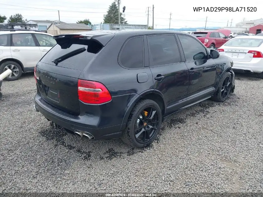 2008 Porsche Cayenne Gts VIN: WP1AD29P98LA71520 Lot: 42597074