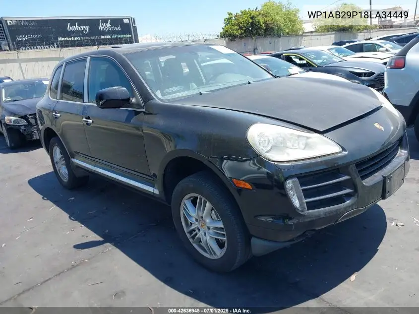 2008 Porsche Cayenne S VIN: WP1AB29P18LA34449 Lot: 42636945
