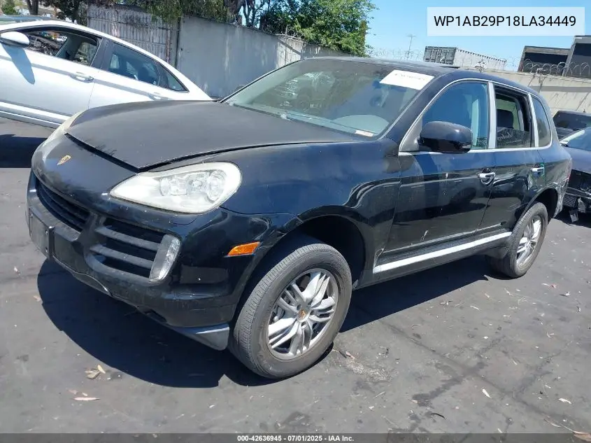 2008 Porsche Cayenne S VIN: WP1AB29P18LA34449 Lot: 42636945