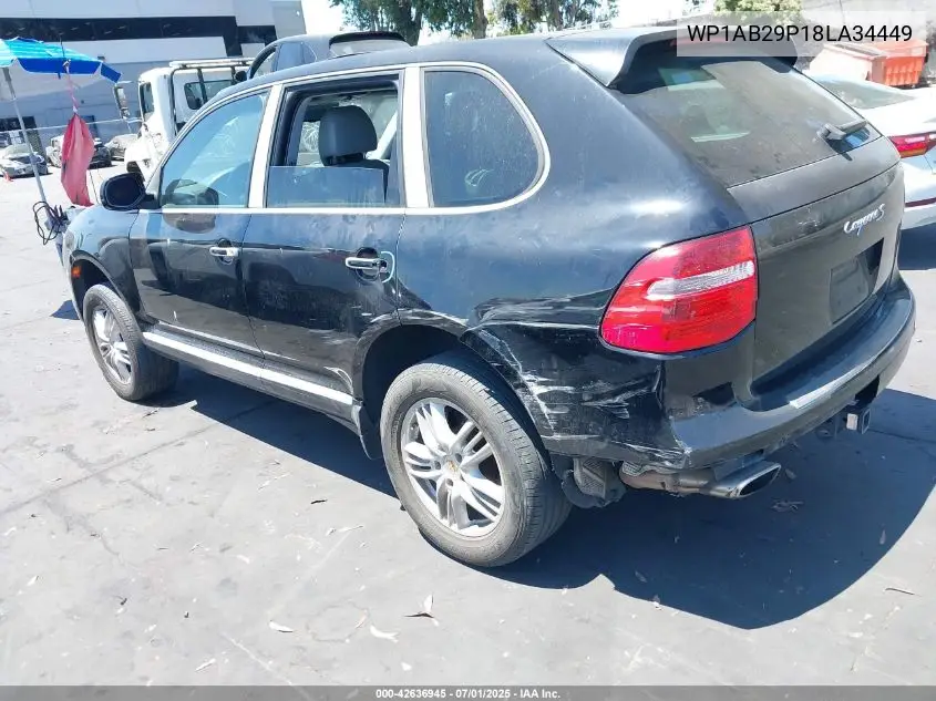 2008 Porsche Cayenne S VIN: WP1AB29P18LA34449 Lot: 42636945