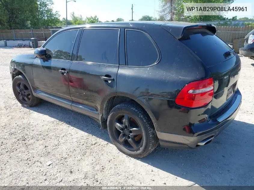 2008 Porsche Cayenne S VIN: WP1AB29P08LA45961 Lot: 42660676