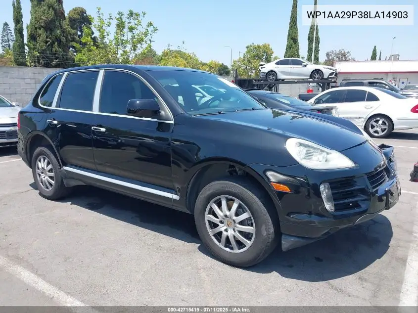 2008 Porsche Cayenne VIN: WP1AA29P38LA14903 Lot: 42715419
