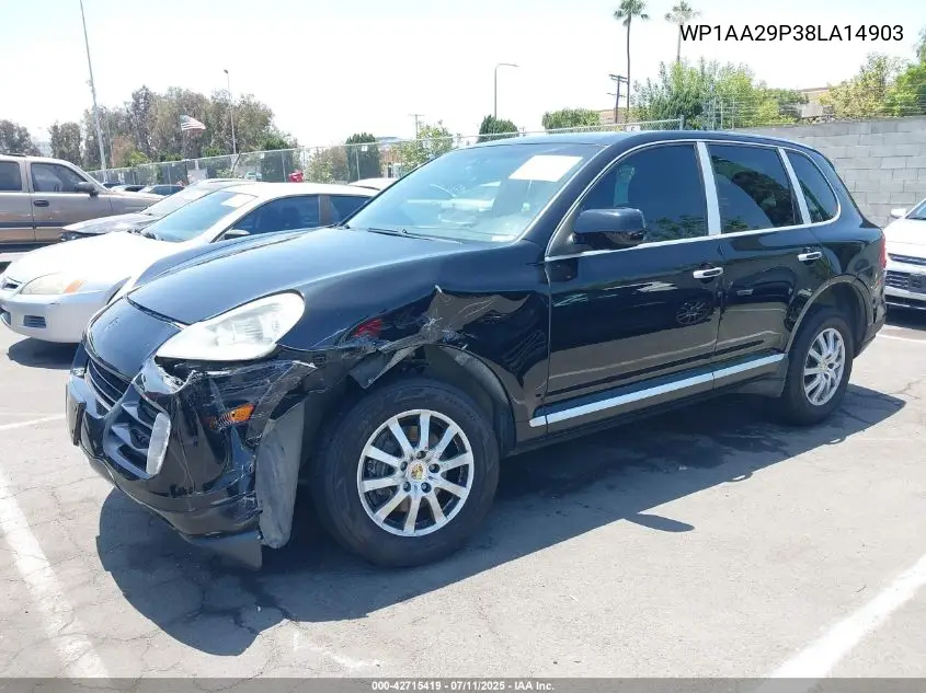 2008 Porsche Cayenne VIN: WP1AA29P38LA14903 Lot: 42715419