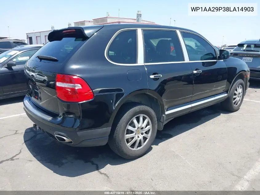 2008 Porsche Cayenne VIN: WP1AA29P38LA14903 Lot: 42715419
