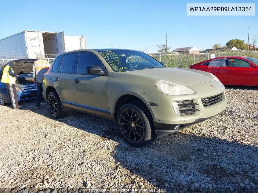2009 Porsche Cayenne VIN: WP1AA29P09LA13354 Lot: 12116980