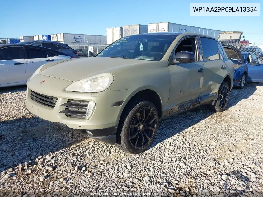 2009 Porsche Cayenne VIN: WP1AA29P09LA13354 Lot: 12116980