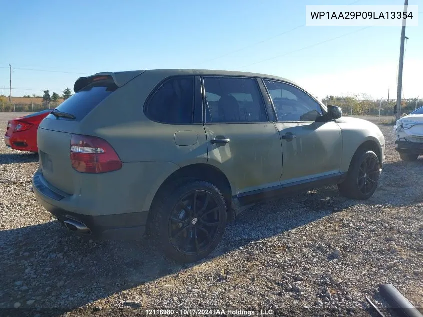 2009 Porsche Cayenne VIN: WP1AA29P09LA13354 Lot: 12116980
