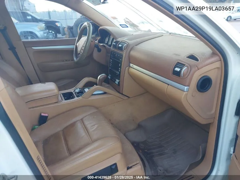 2009 Porsche Cayenne VIN: WP1AA29P19LA03657 Lot: 41439625