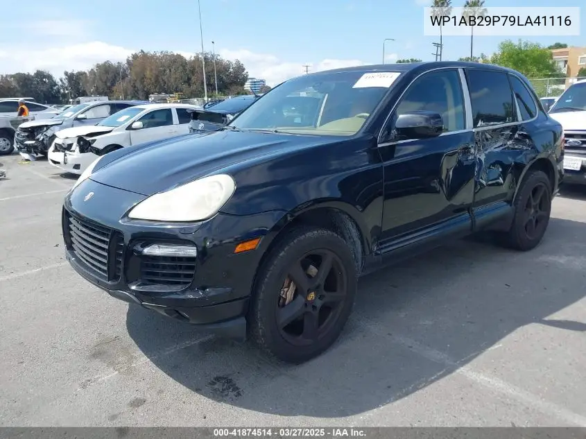 2009 Porsche Cayenne S VIN: WP1AB29P79LA41116 Lot: 41874514