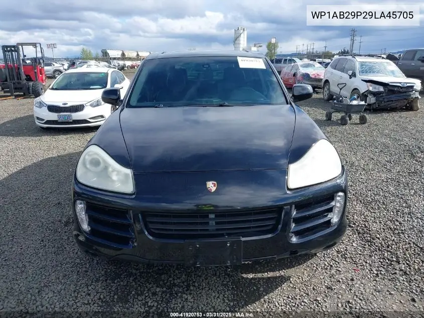 2009 Porsche Cayenne S VIN: WP1AB29P29LA45705 Lot: 41920753