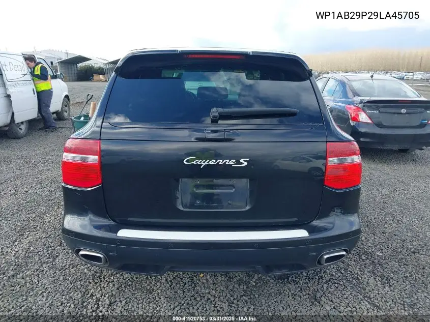 2009 Porsche Cayenne S VIN: WP1AB29P29LA45705 Lot: 41920753