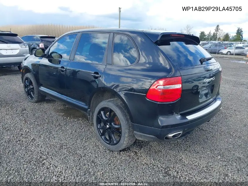 2009 Porsche Cayenne S VIN: WP1AB29P29LA45705 Lot: 41920753