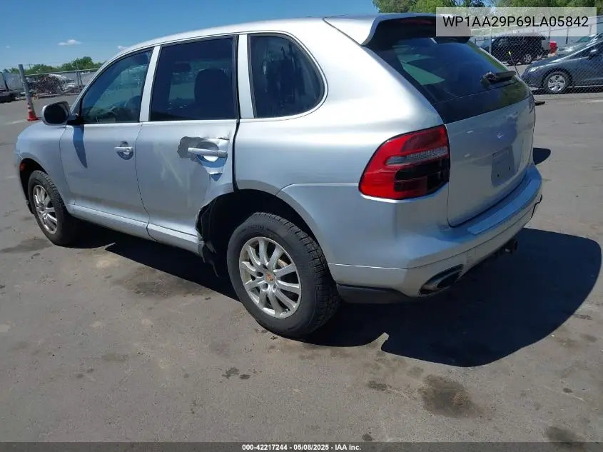 2009 Porsche Cayenne VIN: WP1AA29P69LA05842 Lot: 42217244