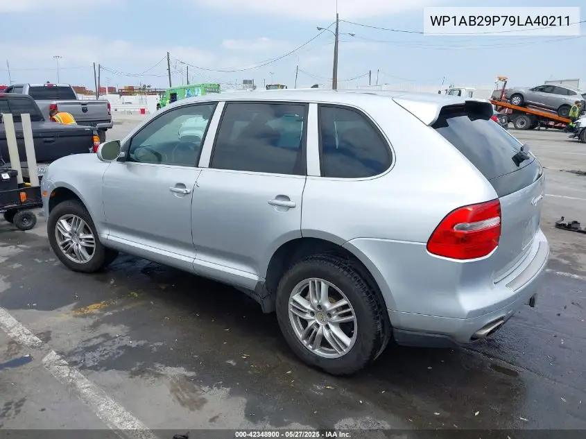 2009 Porsche Cayenne S VIN: WP1AB29P79LA40211 Lot: 42348900