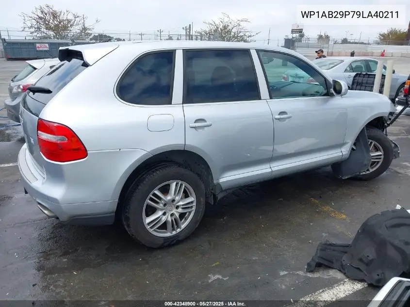 2009 Porsche Cayenne S VIN: WP1AB29P79LA40211 Lot: 42348900