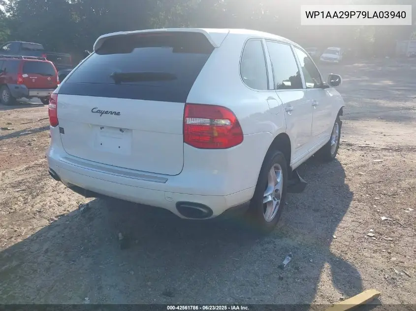 2009 Porsche Cayenne VIN: WP1AA29P79LA03940 Lot: 42561786
