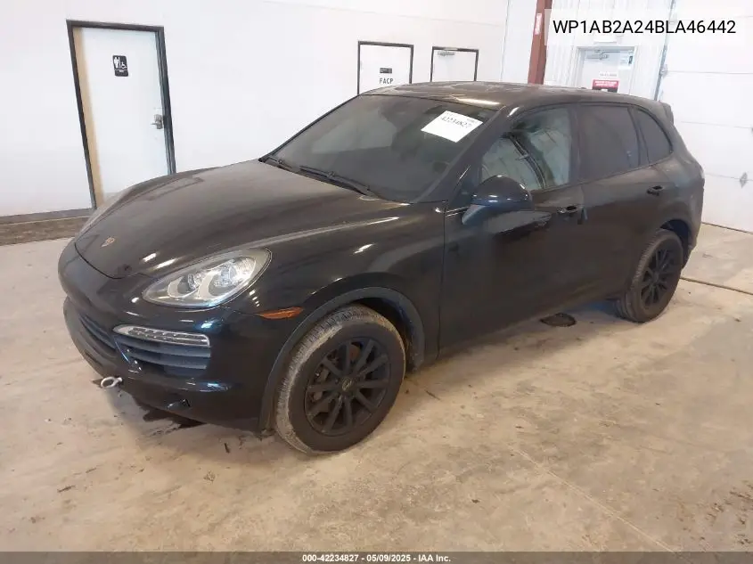 2011 Porsche Cayenne S VIN: WP1AB2A24BLA46442 Lot: 42234827