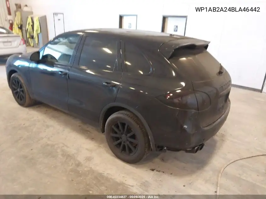 2011 Porsche Cayenne S VIN: WP1AB2A24BLA46442 Lot: 42234827