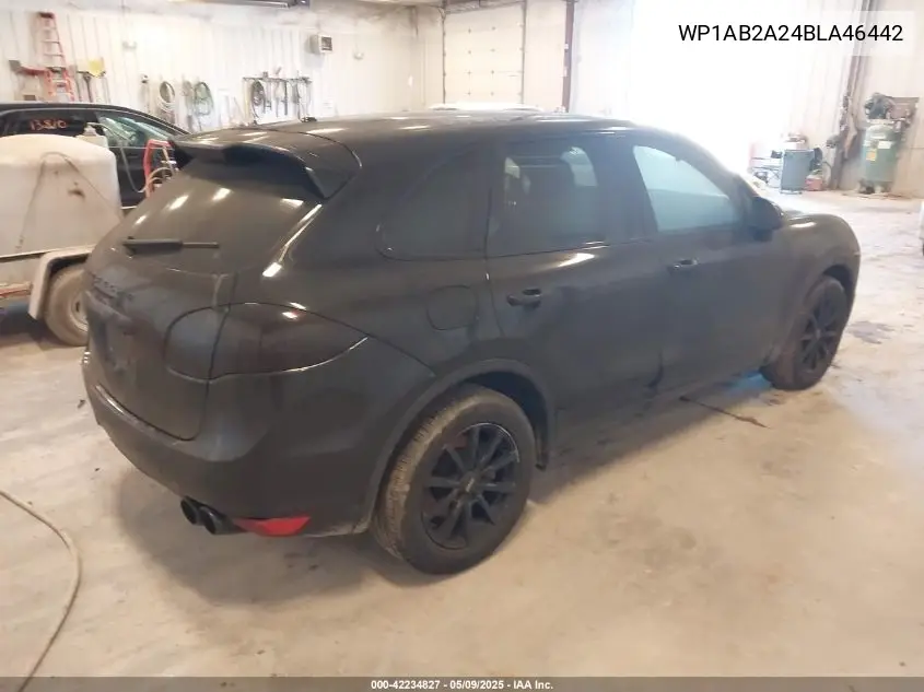 2011 Porsche Cayenne S VIN: WP1AB2A24BLA46442 Lot: 42234827