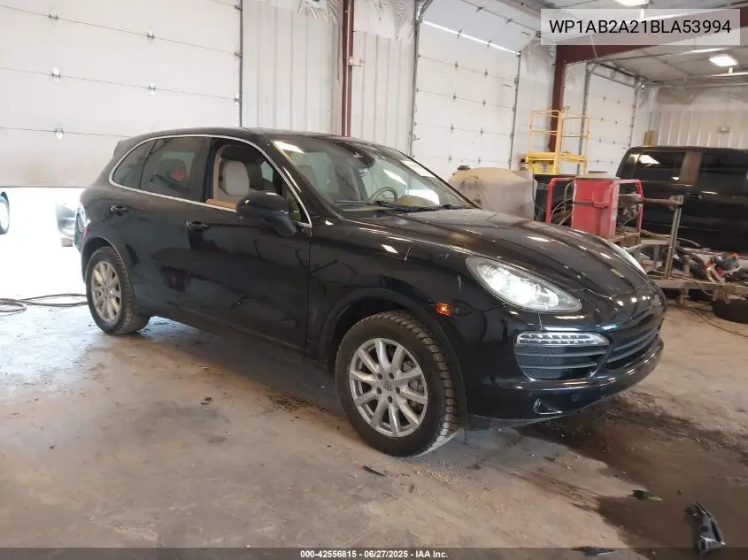 2011 Porsche Cayenne S VIN: WP1AB2A21BLA53994 Lot: 42556815