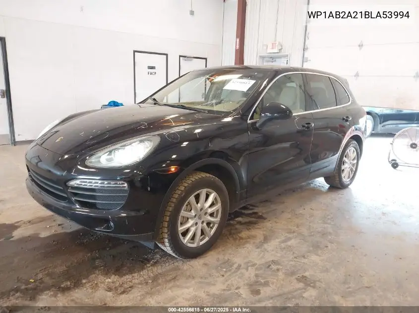 2011 Porsche Cayenne S VIN: WP1AB2A21BLA53994 Lot: 42556815
