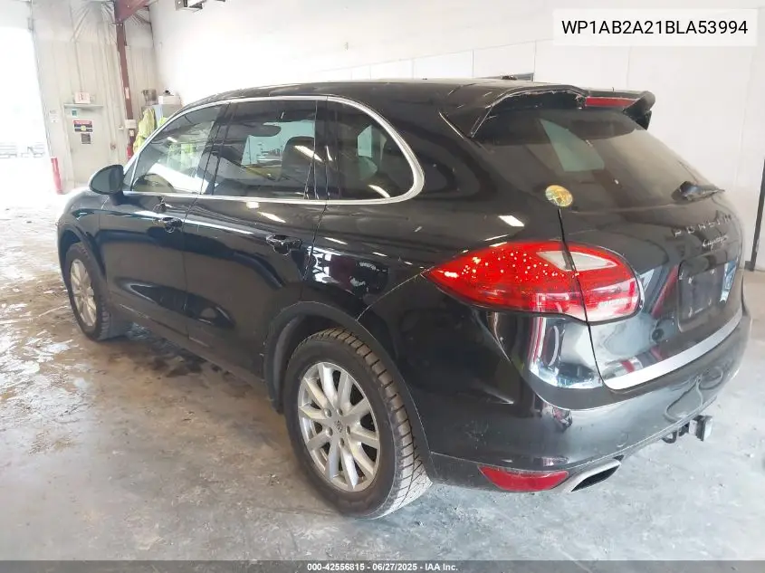 2011 Porsche Cayenne S VIN: WP1AB2A21BLA53994 Lot: 42556815