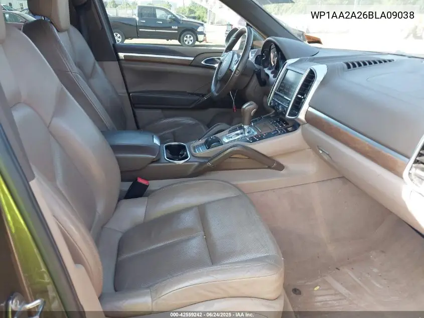 2011 Porsche Cayenne VIN: WP1AA2A26BLA09038 Lot: 42559242