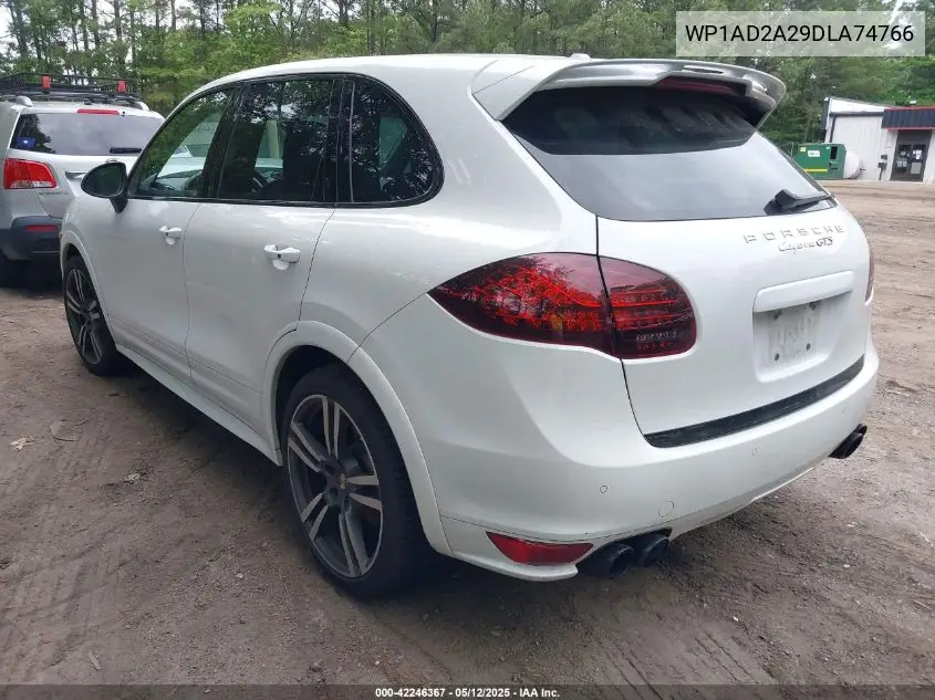 2013 Porsche Cayenne Gts VIN: WP1AD2A29DLA74766 Lot: 42246367