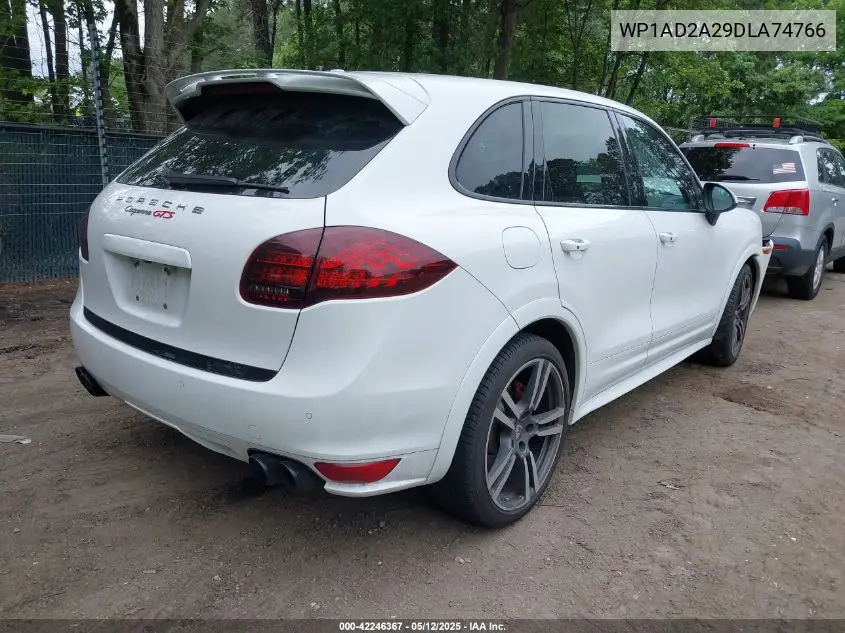 2013 Porsche Cayenne Gts VIN: WP1AD2A29DLA74766 Lot: 42246367