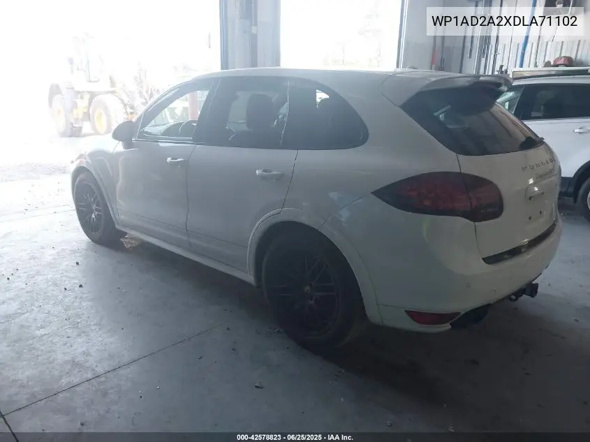 2013 Porsche Cayenne Gts VIN: WP1AD2A2XDLA71102 Lot: 42578823