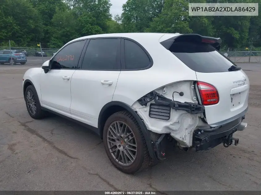 2013 Porsche Cayenne S VIN: WP1AB2A2XDLA86429 Lot: 42602972