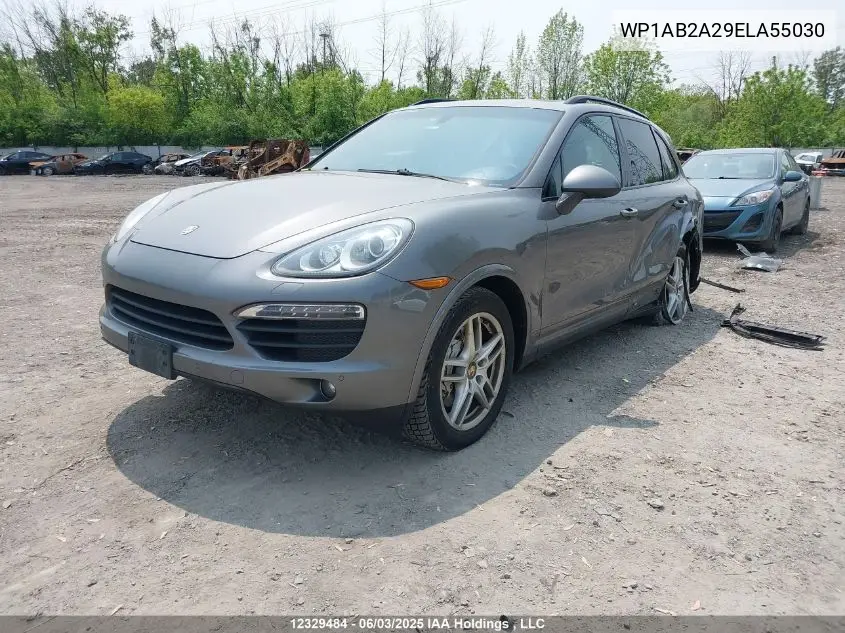 2014 Porsche Cayenne S VIN: WP1AB2A29ELA55030 Lot: 12329484