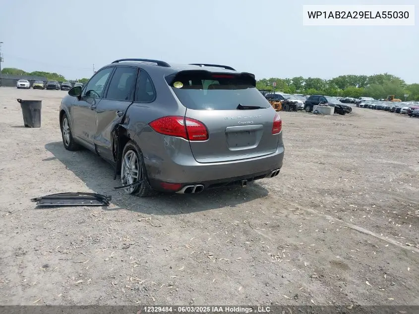 2014 Porsche Cayenne S VIN: WP1AB2A29ELA55030 Lot: 12329484