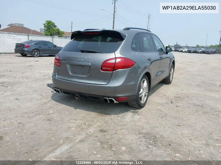 2014 Porsche Cayenne S VIN: WP1AB2A29ELA55030 Lot: 12329484