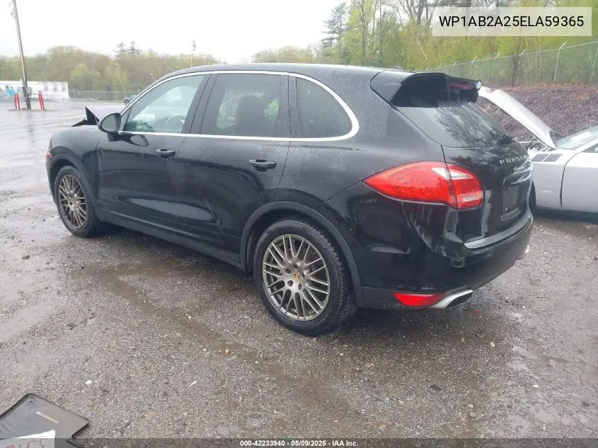 2014 Porsche Cayenne S VIN: WP1AB2A25ELA59365 Lot: 42233940