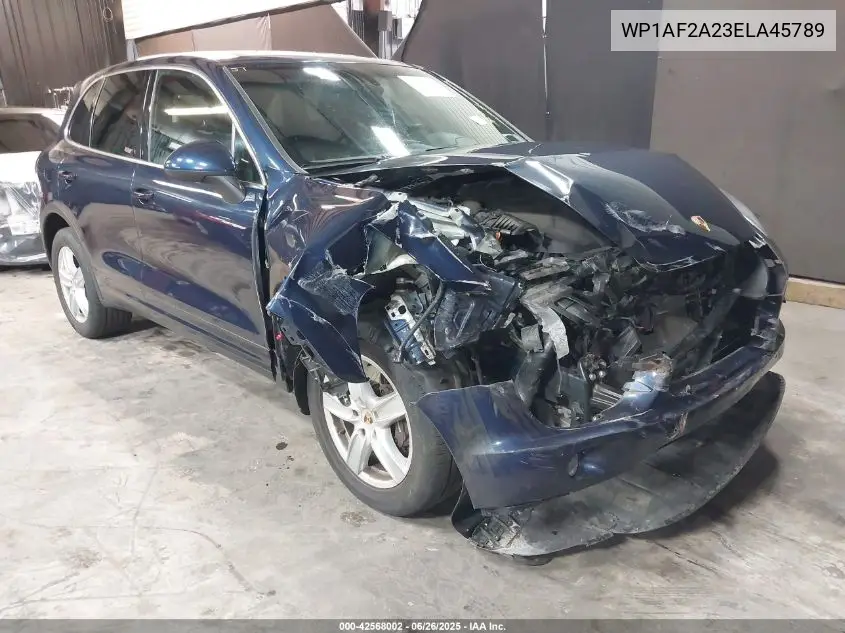 2014 Porsche Cayenne Diesel VIN: WP1AF2A23ELA45789 Lot: 42568002
