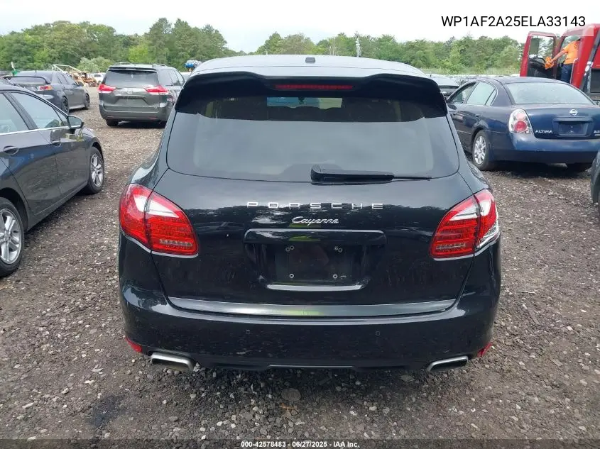 2014 Porsche Cayenne VIN: WP1AF2A25ELA33143 Lot: 42578483