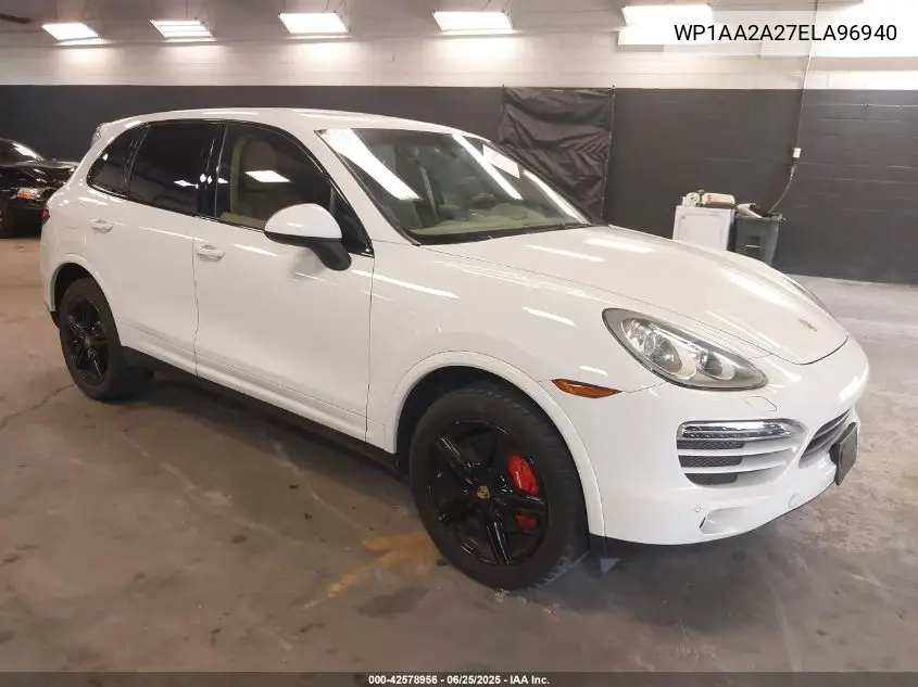 2014 Porsche Cayenne VIN: WP1AA2A27ELA96940 Lot: 42578956