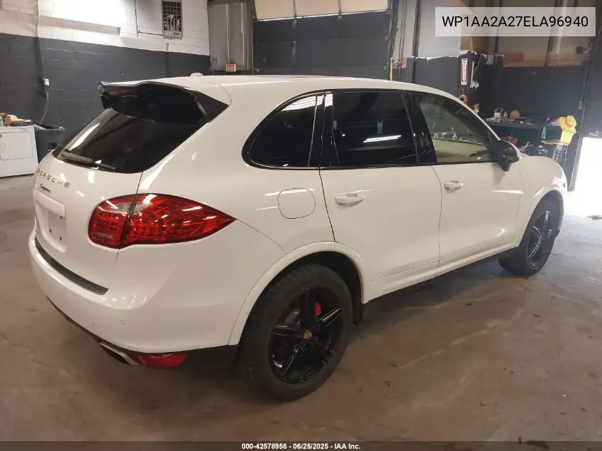2014 Porsche Cayenne VIN: WP1AA2A27ELA96940 Lot: 42578956