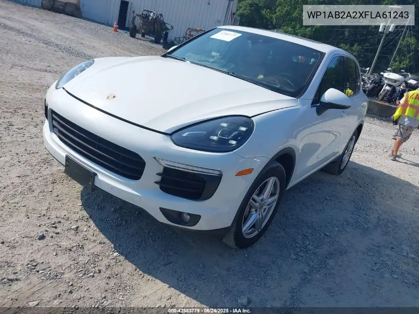 2015 Porsche Cayenne S VIN: WP1AB2A2XFLA61243 Lot: 42583779